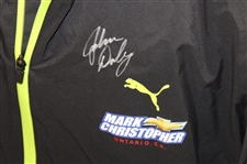 John Daly Signed Black & Yellow Puma Windbreaker with Sponsors JSA ALOA