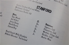 1996 NCAA Championship Official Program - Tiger's Only NCAA Championship Win 