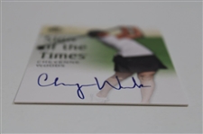 Cheyenne Woods Signed SP Authentic Sign of The Times Card