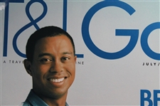 Tiger Woods T&L Golf Cover 'Bring Tiger' Mounted Poster - July/August 2002