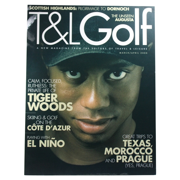 Tiger Woods T&L Golf Cover Private Life of Tiger Mounted Poster - March/April 2000