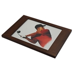 Tiger Woods 2003 Backswing Pastels Print by Artist Shela D. Gordon - Framed