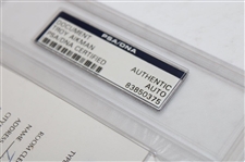 NFL HoF Troy Aikman Signed The Ritz Carlton St Thomas Receipt PSA Authentic AUTO