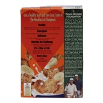 Tiger Woods 'The Breakfast of Champions' 12oz Wheaties Box - Bag Closed/Box Top Opened