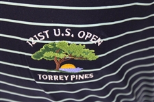 2008 US Open at Torrey Pines Navy w/Thin Stripes Embroidered Ralph Lauren Polo