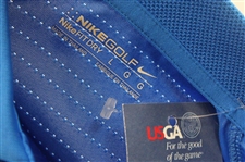 2008 US Open at Torrey Pines Blue Embroidered Nike Fit Dry Polo
