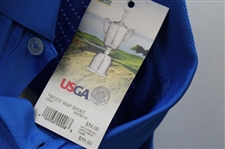 2008 US Open at Torrey Pines Blue Embroidered Nike Fit Dry Polo