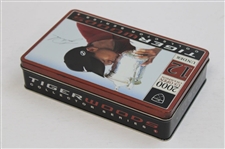 Tiger Woods Collector Series Metal Dozen Golf Balls Tin - 2000 US Open at Pebble Beach