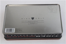 Tiger Woods Collector Series Metal Dozen Golf Balls Tin - 2000 US Open at Pebble Beach