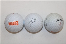 2008 US Open (2), Buick Classic (3), Wheaties (1) & The Lodge at Torrey Pines (2) Logo Golf Balls