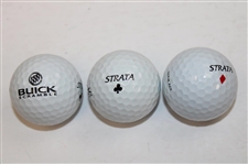 2008 US Open (2), Buick Classic (3), Wheaties (1) & The Lodge at Torrey Pines (2) Logo Golf Balls