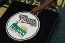 2008 US Open & Three (3) The Lodge at Torrey Pines Towel Plus 2008 US Open Metal Bag Tag