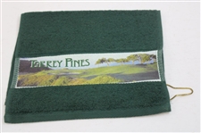 2008 US Open & Three (3) The Lodge at Torrey Pines Towel Plus 2008 US Open Metal Bag Tag