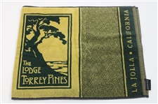 2008 US Open & Three (3) The Lodge at Torrey Pines Towel Plus 2008 US Open Metal Bag Tag