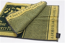 2008 US Open & Three (3) The Lodge at Torrey Pines Towel Plus 2008 US Open Metal Bag Tag