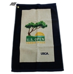 2008 US Open & Three (3) The Lodge at Torrey Pines Towel Plus 2008 US Open Metal Bag Tag