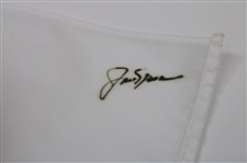 Arnold Palmer & Jack Nicklaus Dual Signed Shell Course Flag JSA ALOA