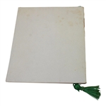 1974 Augusta National Golf Club Clifford Roberts 80th Birthday Party Program - May 10th