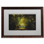 Tree Lined Magnolia Lane to Augusta National Golf Club Clubhouse Framed Print