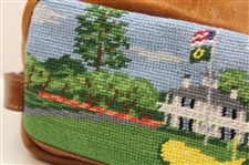 Augusta National Golf Club 'Clubhouse' Masters Logo Stitched Leather Overnight Bag - New