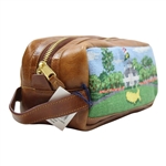Augusta National Golf Club 'Clubhouse' Masters Logo Stitched Leather Overnight Bag - New