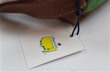 Augusta National Golf Club 'Clubhouse' Masters Logo Stitched Leather Overnight Bag - New