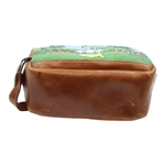 Augusta National Golf Club 'Clubhouse' Masters Logo Stitched Leather Overnight Bag - New