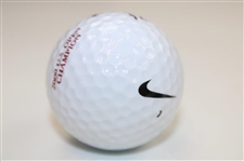 Hank Haney Signed 2000 US Open Champion Nike Tiger Ball JSA ALOA