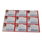 2012 Sports Illustrated For Kids Uncut Card Sheet Including Bubba Watson