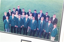 1997 Masters Tournament International Players Dinner Framed Photo Display