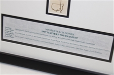1997 Masters Tournament Masters Club Dinner Framed Photo Display