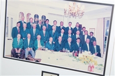 1997 Masters Tournament Masters Club Dinner Framed Photo Display