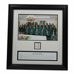 2005 Masters Tournament Masters Club Dinner Framed Photo Display