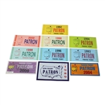 Lot of Masters Tournament Patron Parking Permits and Publications & Videos Booklets