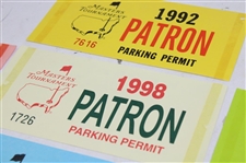 Lot of Masters Tournament Patron Parking Permits and Publications & Videos Booklets