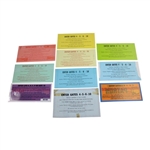 Lot of Masters Tournament Patron Parking Permits and Publications & Videos Booklets