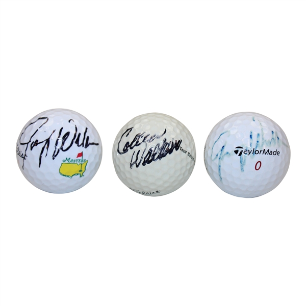 Two (2) Jimmy Walker & Colleen Walker Signed Golf Balls JSA ALOA