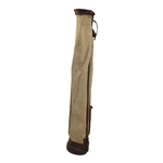 Spalding Canvas & Brown Leather Golf Bag