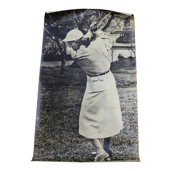 Very Large Photo Of Babe Zaharias Weinstock-Lubin & Co. Sacramento Display