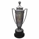 1929 Hill and Dale Country Club Presidents Cup Golf Champion Trophy w/Lid