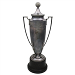 1929 Hill and Dale Country Club President's Cup Golf Champion Trophy w/Lid