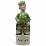 Mel 84 Scottsman Golfer Ceramic Scotch Decanter