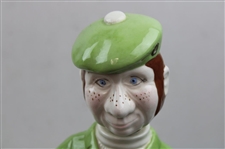 Mel 84' Scottsman Golfer Ceramic Scotch Decanter