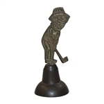 Bells Of Sarna, India Golfer Theme Brass Bell