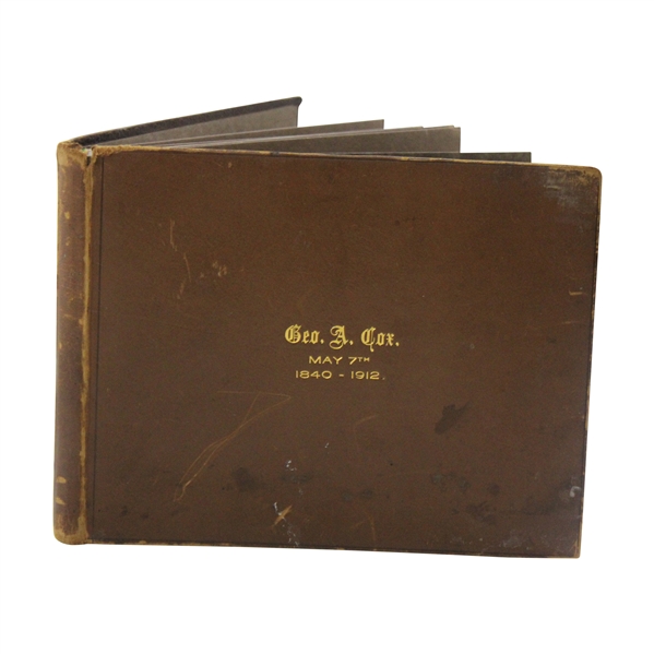 Geo. A. Cox. May 7th 1840-1912 Photo Album