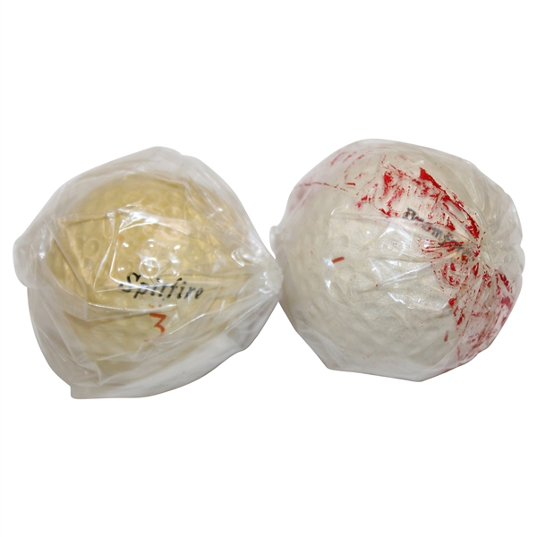 Vintage Wrapped Spitfire 3 Golf Ball & Bromford Golf Ball