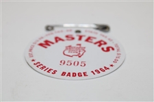 1964 Masters Tournament Series Badge #9505