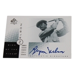 Byron Nelson Signed 2001 Upper Deck Sign Of The Times