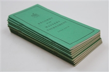 1970-1977 & 1979 Records of the Masters Tournament Booklets - Nine (9)