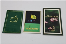 1990-1999 Masters Tournament Yardage Guides - Ten (10)